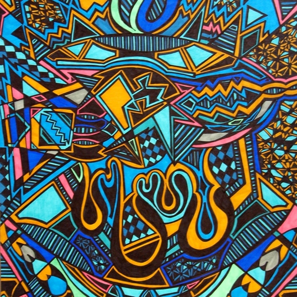 Success by Cathy Original Art Framed Abstract Art - Picture 5 of 7